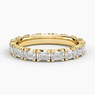 Nathalie Emerald Cut Eternity Lab Diamond Ring (2 ct. tw.) in 18K Yellow Gold