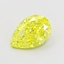 1.11 Ct. Fancy Intense  Yellow Pear Lab Grown Diamond