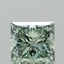 1.50 Ct. Fancy Vivid Green Princess Lab Grown Diamond