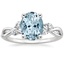 Platinum Willow Diamond Ring (1/8 ct. tw.), smalltop view