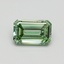 0.81 Ct. Fancy Vivid Pacific Green Emerald Lab Grown Diamond