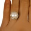 The Hikari Ring, smallzoomed in top view on a hand