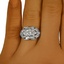 The Onella Ring, smalltop view on a hand