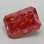 5.09 Ct. Fancy Vivid  Red Radiant Lab Grown Diamond