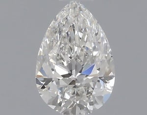 Pear diamond — real photo