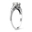 The Millmead Ring, smalltop view on a hand