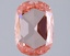 1.16 Ct. Fancy Intense  Pink Cushion Lab Grown Diamond