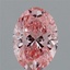 1.51 Ct. Fancy Vivid  Blue Oval Lab Grown Diamond