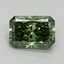 1.62 Ct. Fancy Vivid Green Radiant Lab Grown Diamond