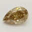 4.02 Ct. Fancy Deep Brownish Orangy Yellow Pear Diamond