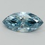 7.05 Ct. Fancy Vivid Blue Marquise Lab Grown Diamond