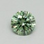 0.53 Ct. Fancy Vivid Pacific Green Round Lab Grown Diamond