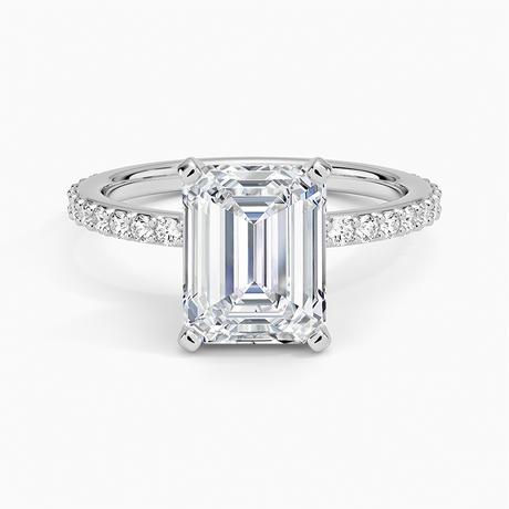 Luxe Petite Shared Prong Diamond Ring