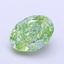 1.77 Ct. Fancy Vivid Green Oval Lab Grown Diamond