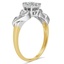 The Coeur Ring, smalltop view on a hand