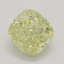 0.51 Ct. Fancy Light Yellow Cushion Diamond