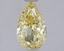 1.02 Ct. Fancy Intense  Yellow Pear Lab Grown Diamond