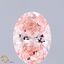 1.34 Ct. Fancy Vivid Pink Oval Lab Grown Diamond