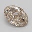 1.12 Ct. Very Light  Brown Oval Lab Grown Diamond
