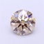 1.30 Ct. Light Brown Round Lab Grown Diamond