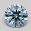 1.79 Ct. Fancy Light Blue Round Lab Grown Diamond