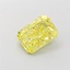 2.42 Ct. Fancy Vivid Yellow Radiant Lab Grown Diamond