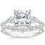 Platinum Opera Diamond Ring with Curved Versailles Diamond Ring