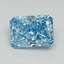 2.00 Ct. Fancy Vivid Blue Radiant Lab Grown Diamond
