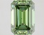 2.20 Ct. Fancy Vivid Green Emerald Lab Grown Diamond