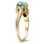 The Cartwright Ring, smalltop view on a hand