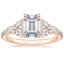 14K Rose Gold Luxe Nadia Pavé Diamond Ring (1/2 ct. tw.), smalltop view