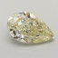 2.01 Ct. Fancy  Yellow Pear Lab Grown Diamond