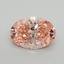 3.02 Ct. Fancy Vivid Pink Oval Lab Grown Diamond