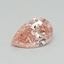 0.40 Ct. Fancy Intense Pink Pear Lab Grown Diamond