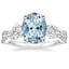 Platinum Luxe Willow Three Stone Diamond Ring (1/2 ct. tw.), smalltop view