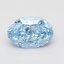 3.05 Ct. Fancy Vivid Blue Oval Lab Grown Diamond