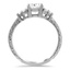 Hand-Engraved Diamond Trio Bridal Set, smallview