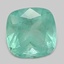 6.9mm  Green  Cushion   Emerald