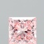 2.04 Ct. Fancy Vivid Pink Princess Lab Grown Diamond