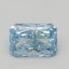 1.60 Ct. Fancy Vivid Blue Radiant Lab Grown Diamond