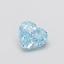 1.01 Ct. Fancy Vivid  Blue Heart Lab Grown Diamond