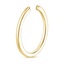 18K Yellow Gold Liv 1.4mm Open Ring, smallside view