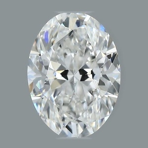 Oval diamond — real photo