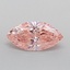 0.99 Ct. Fancy Vivid  Pink Marquise Lab Grown Diamond