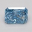 0.92 Ct. Fancy Vivid Blue Radiant Lab Grown Diamond