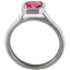 Radiant Pink Sapphire Luna, smallside view