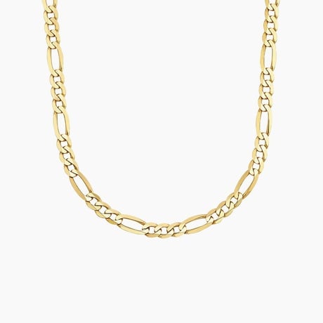 Beveled Figaro 24 in. Chain Necklace