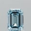 1.44 Ct. Fancy Intense  Blue Emerald Lab Grown Diamond