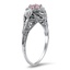The Princess Ring, smalltop view on a hand