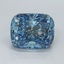 2.04 Ct. Fancy Vivid Blue Cushion Lab Grown Diamond